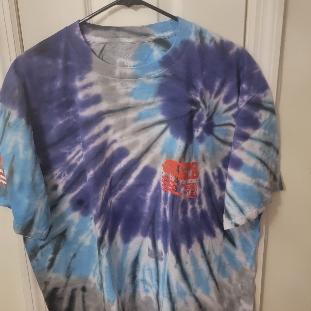 Travis Scott Astroworld Festival 2019 Official Souvenir T-Shirt Tie Dye XXL